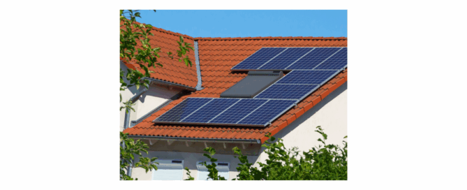 Solar Panels On A House