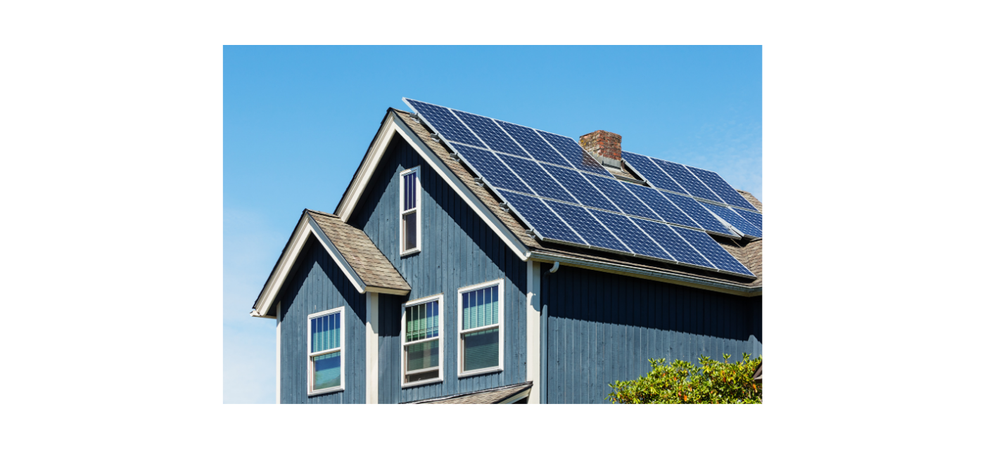 Residential Solar Panels On A Home