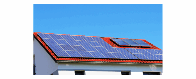 Residential Solar Panels On A Home