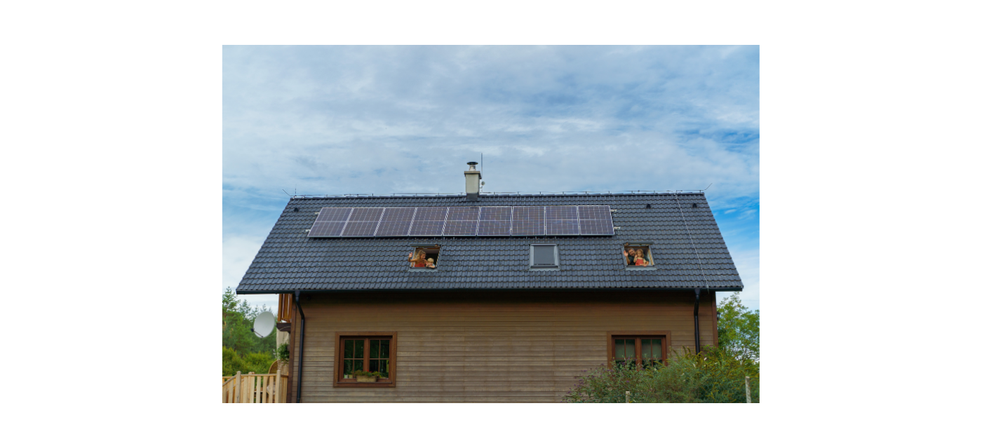 Residential Solar Panels On A Home