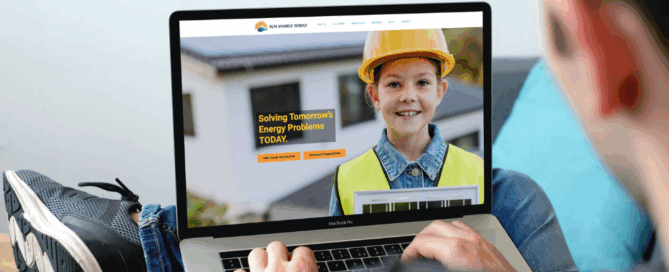 Sun Energy Today New Website On A Computer