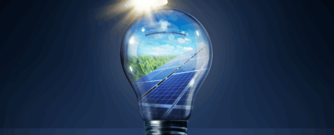 Glowing lightbulb representing solar panel technology innovations for 2024 by Sun Energy Today.