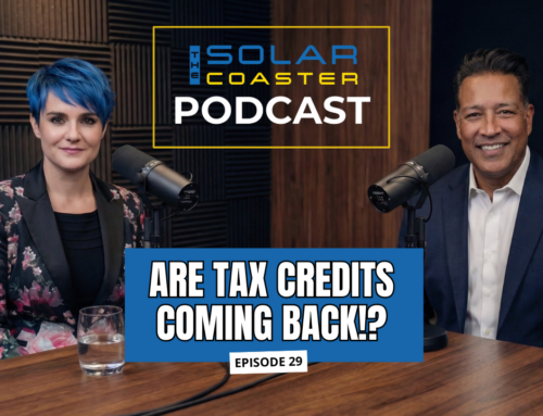 Solar Tax Credit Being Restored?!